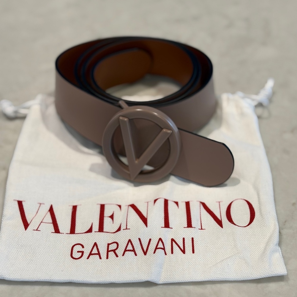 Valentino By Mario Valentino Guisy Tonal Belt - Size L